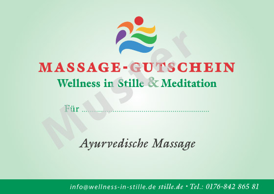 Gutschein Ayurveda Massage